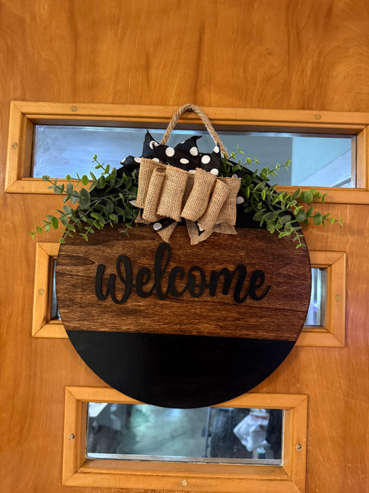 Welcome sign